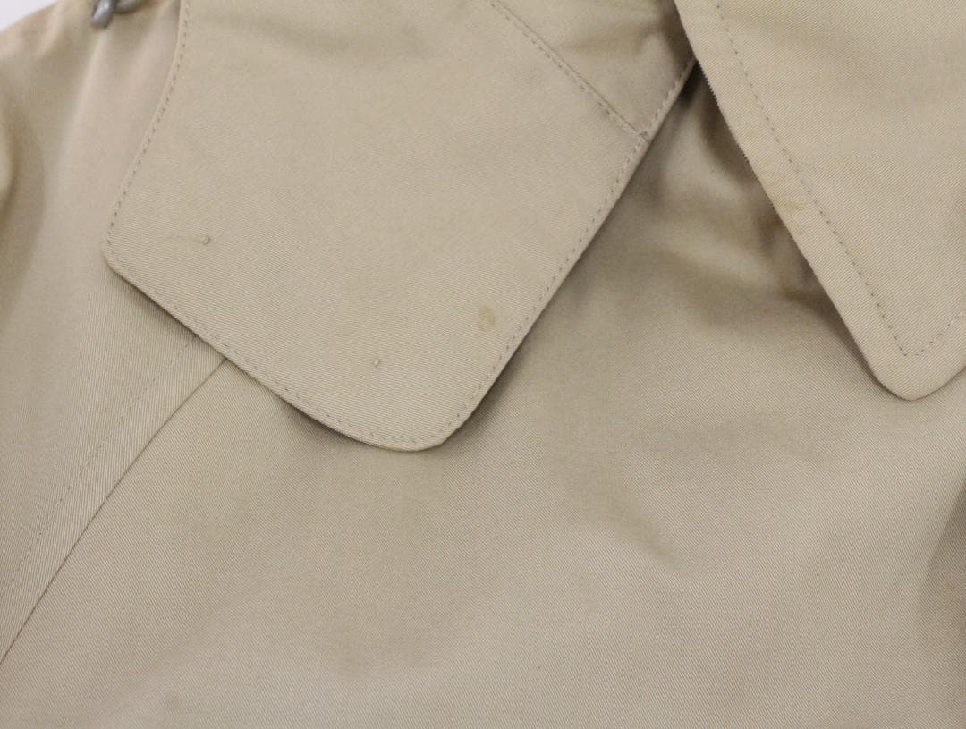 ▲Burberry LONDON ポリコットン混　フーディコート モッズコート