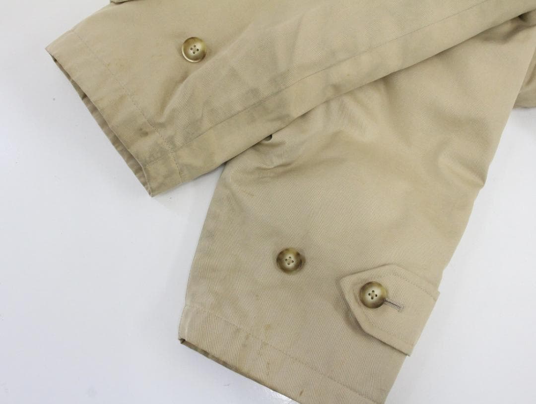▲Burberry LONDON ポリコットン混　フーディコート モッズコート
