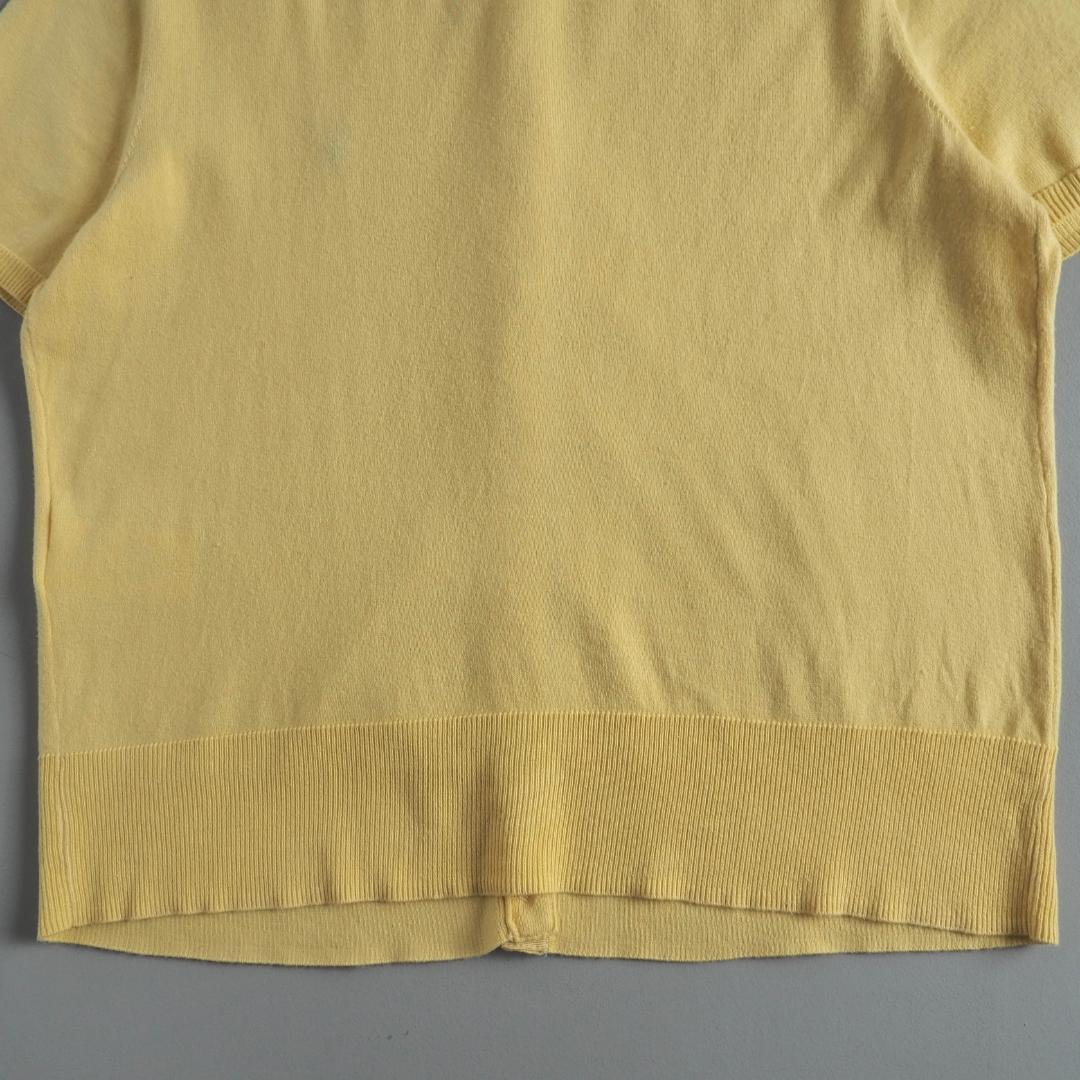 ラルフローレン　正規品　サマーニット　カーディガン　半袖　イエロー　美品