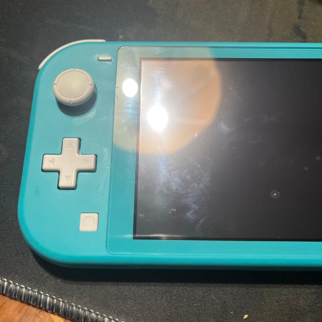 Switchライト　ターコイズブルー　ジャンク品　水没