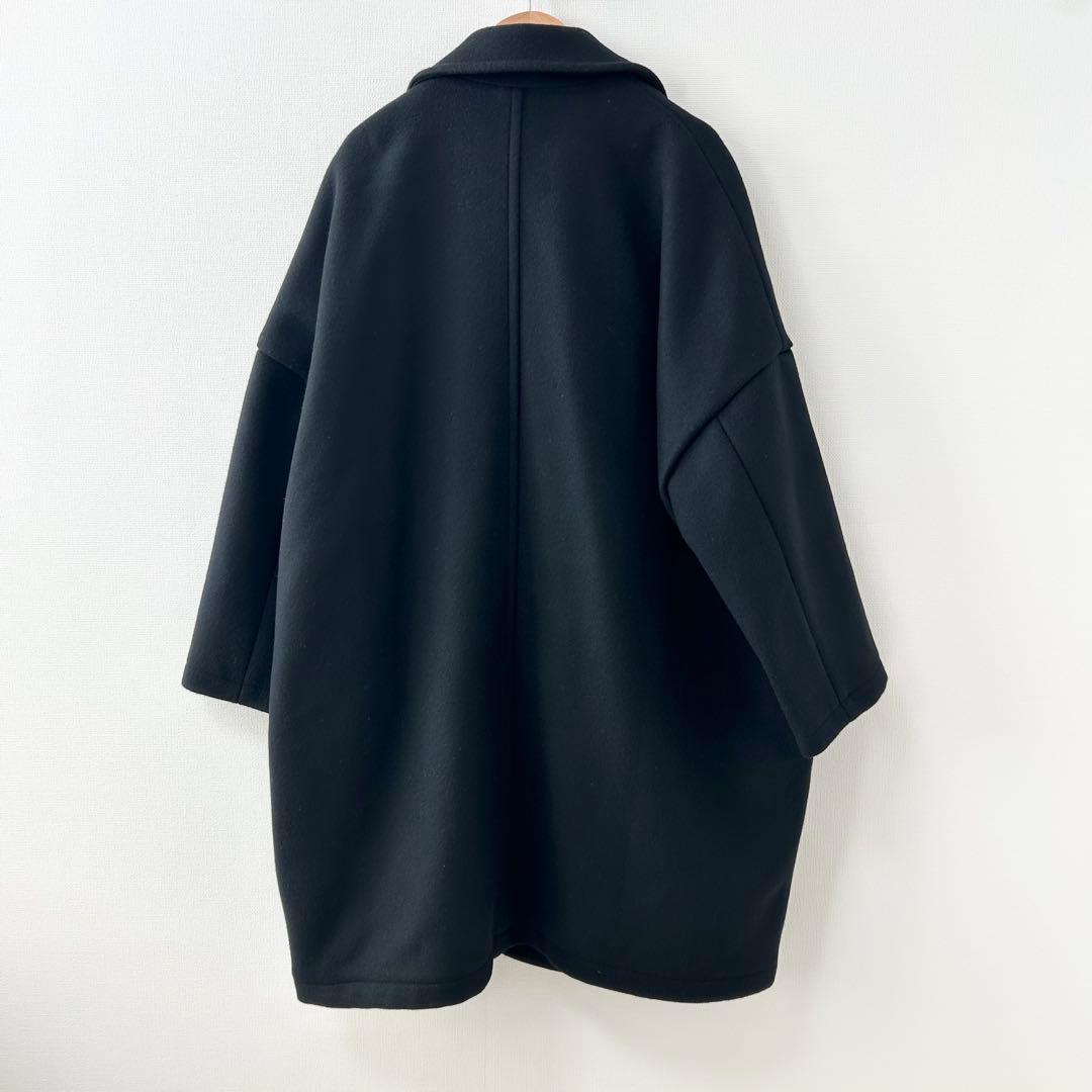 美品✨FRAMeWORK フレームワーク　ロングPコート　ブラック　36