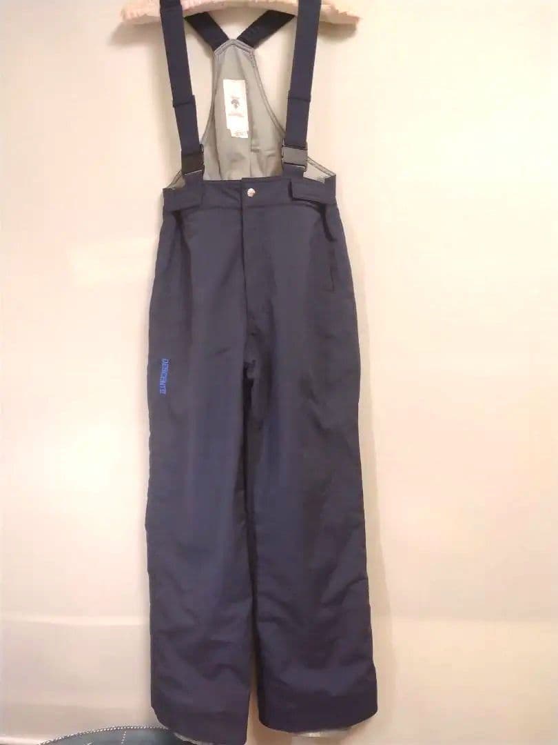 DESCENTE 子ども用スキーウェア 青と白