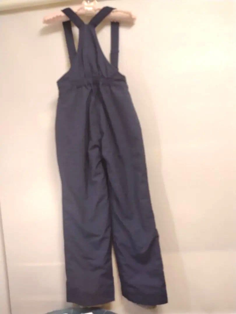 DESCENTE 子ども用スキーウェア 青と白