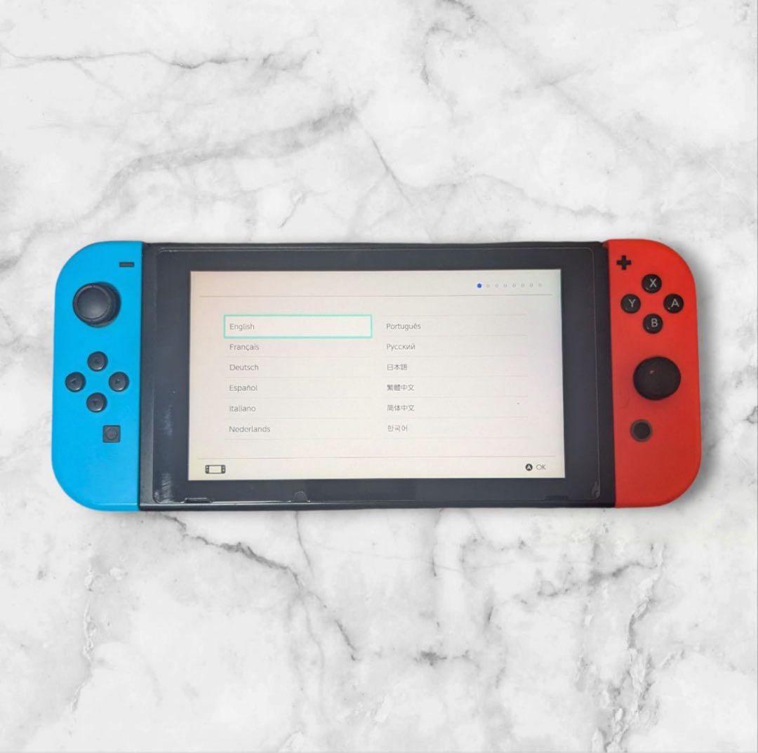 Nintendo Switch 本体 青赤 Joy-Con 付属品あり