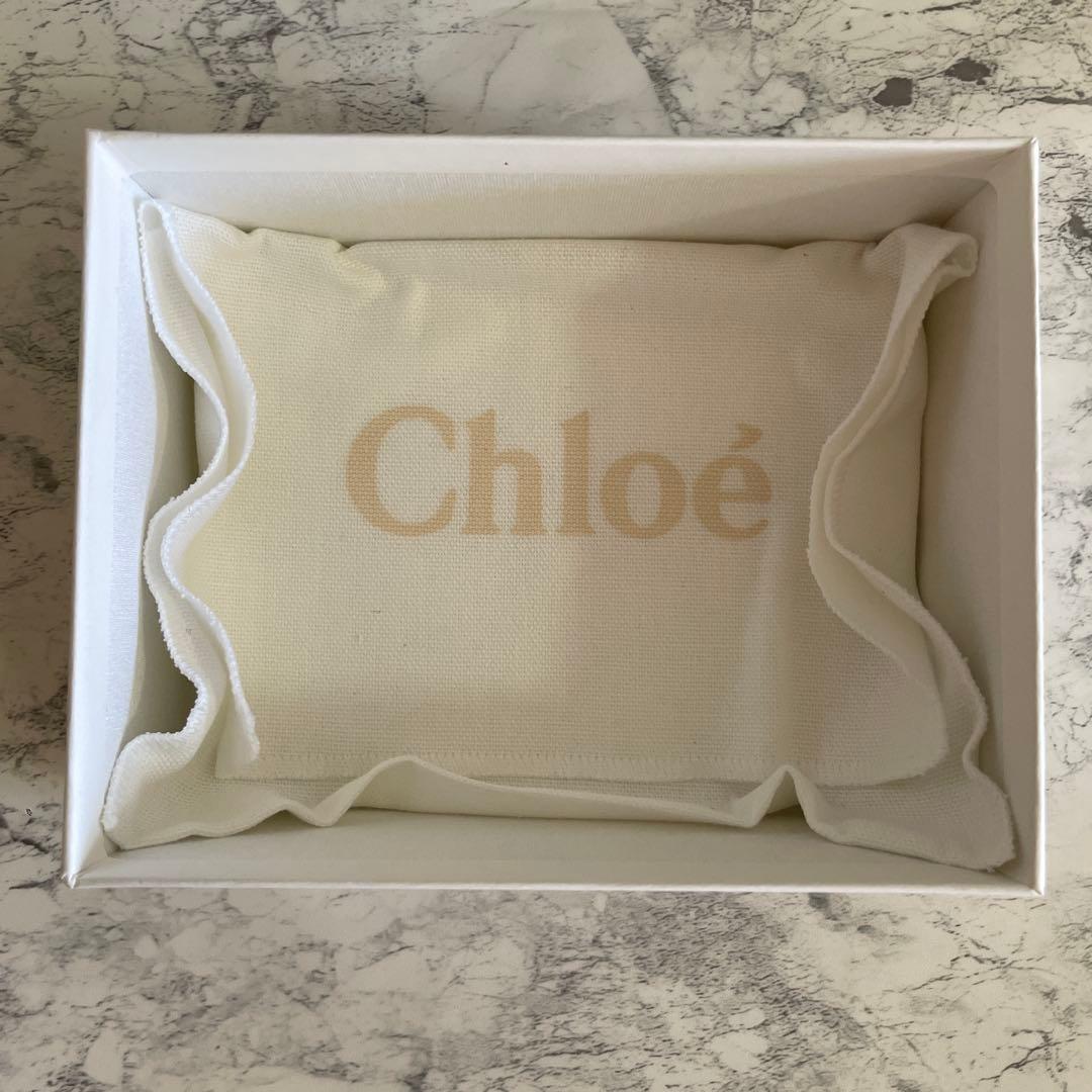 Chloé オレンジ 三つ折り財布