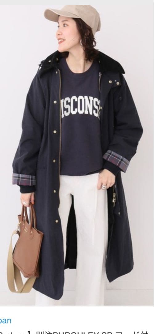 【Barbour】別注BURGHLEYフード付　バブアー　Spick&Span