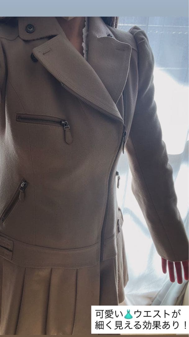 BURBERRY ブルーレーベル コート　ライダースジャケット M 美品　上品