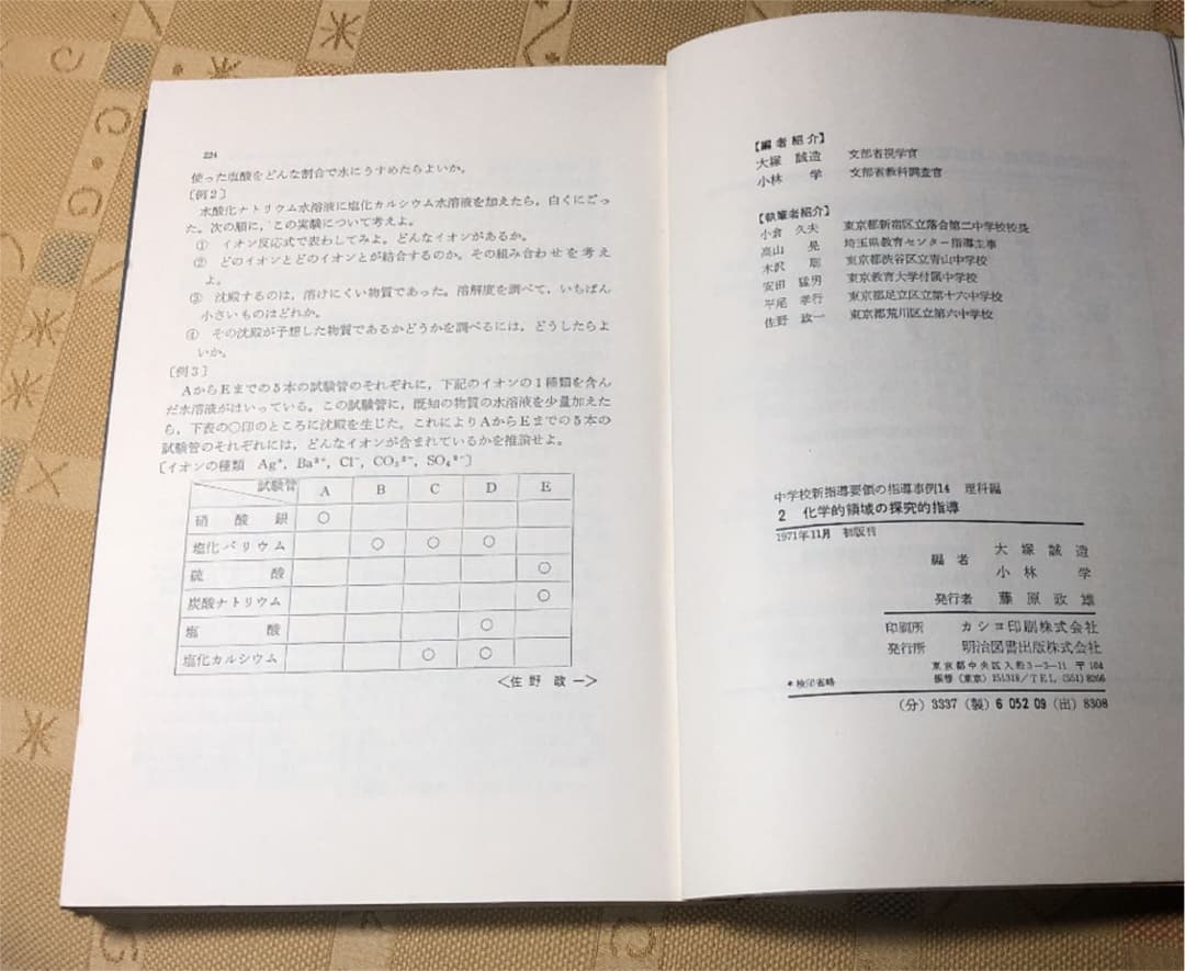 指導事例 理科編 1、2、3 古書　10％値下げしました