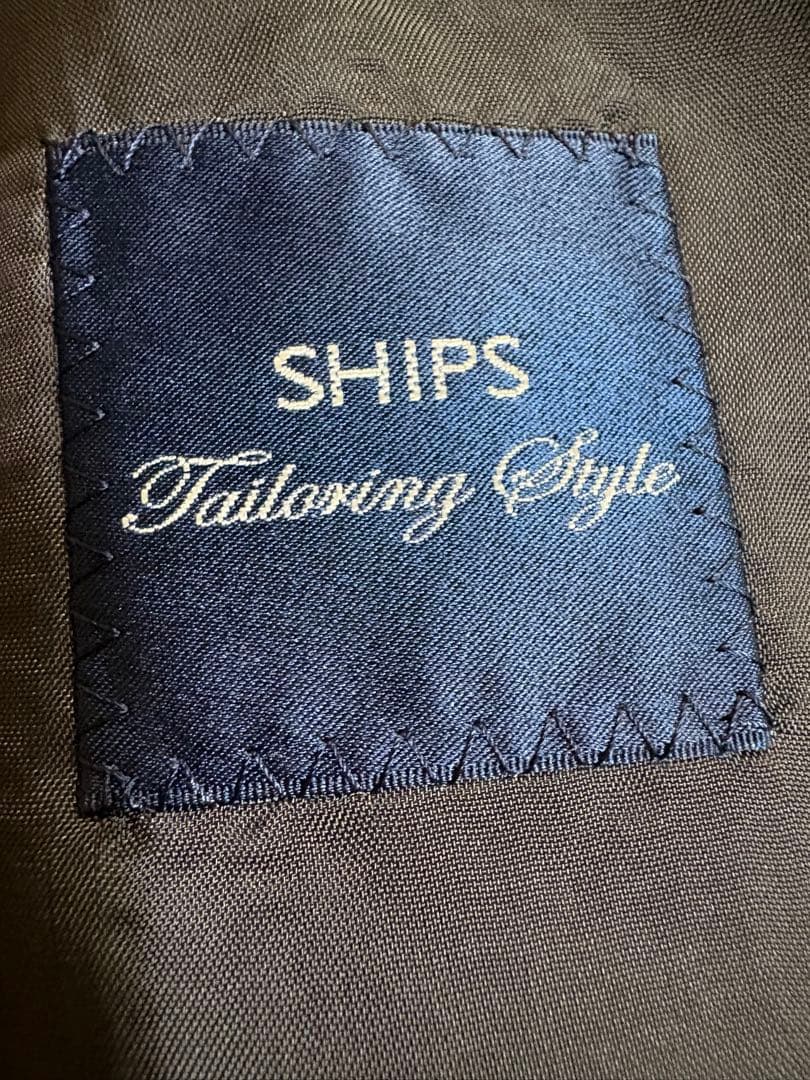 【クリーニング済】SHIPS シップス テーラードジャケット グレー 46 M