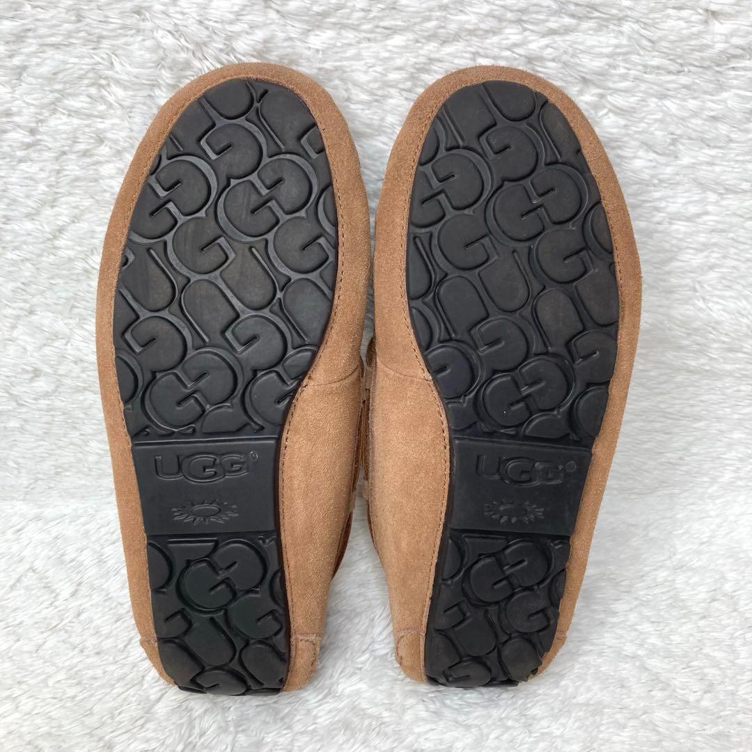【美品】UGG アグ OLSEN オルセン チェストナット モカシン 26.0
