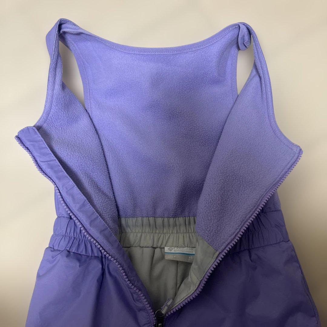 たなか　Columbia 子ども用スキーウェア 紫　XS 120cm位