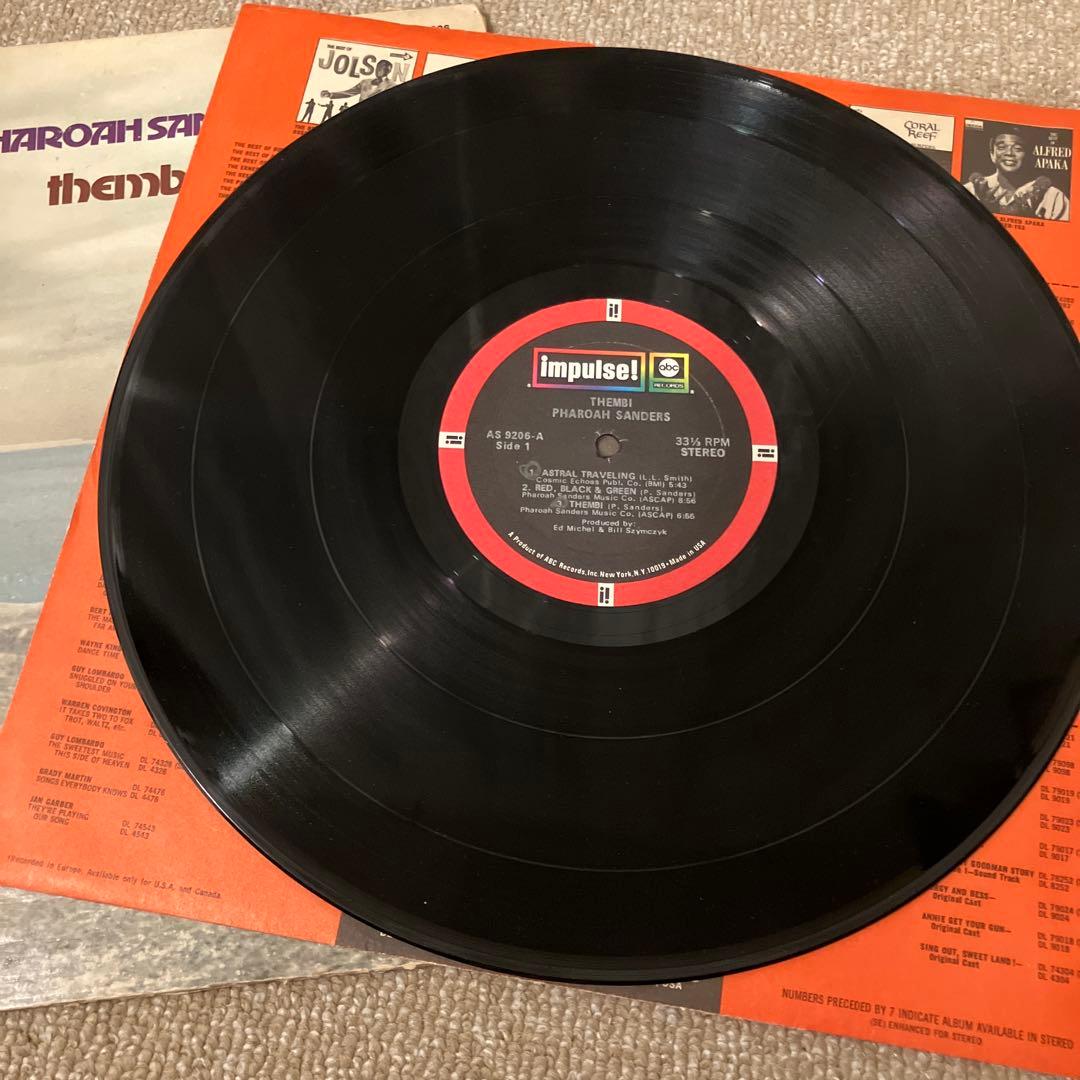LP レコード PHAROAH SANDERS THEMBI ファラオサンダース