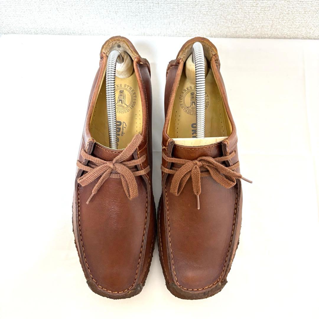 【美品】クラークス 26.0cmナタリーワラビーレ ザーブラウン