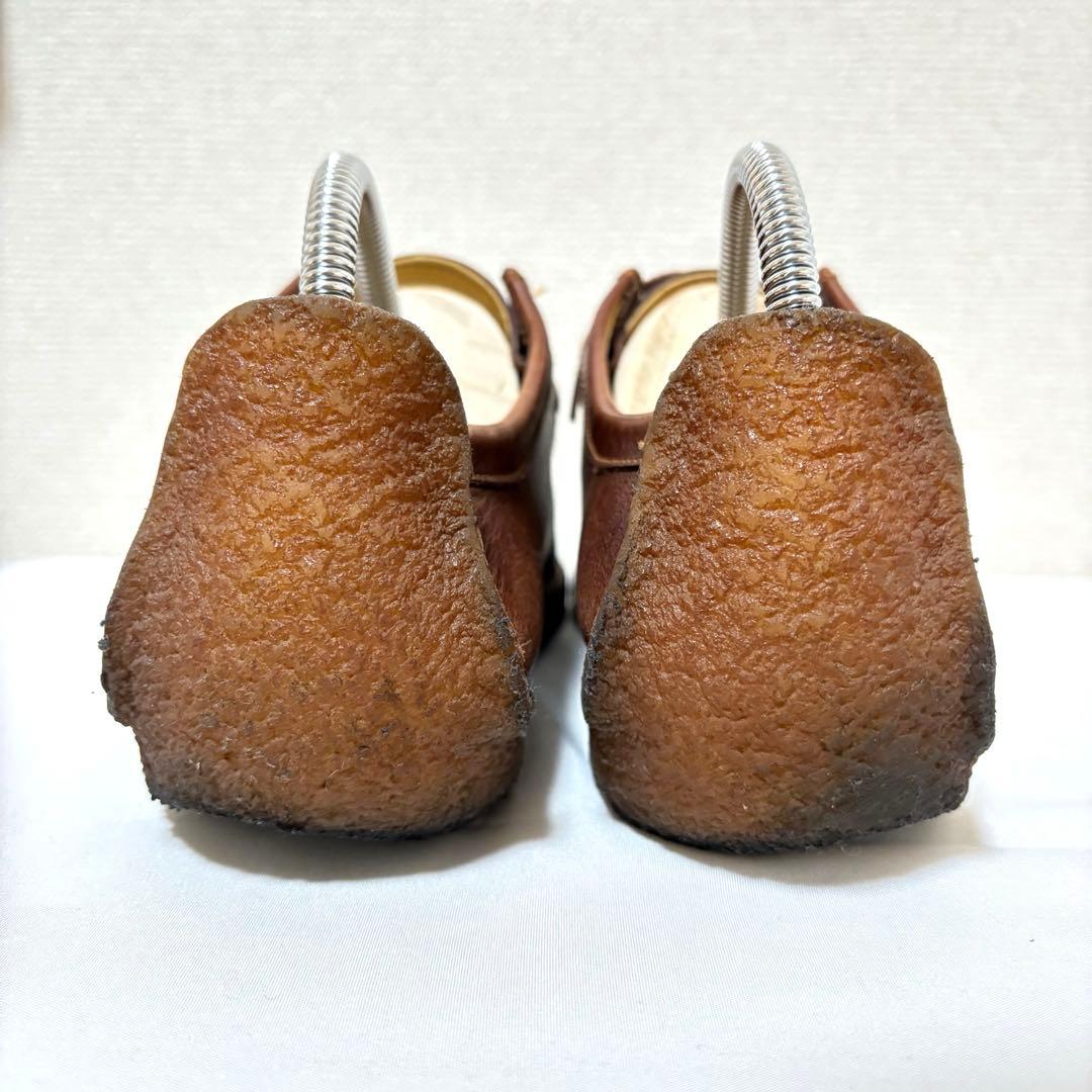 【美品】クラークス 26.0cmナタリーワラビーレ ザーブラウン