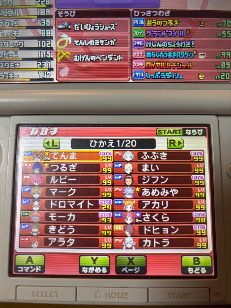 イナズマイレブン GO ギャラクシー ビッグバン　ケース付　全クリ最強データ