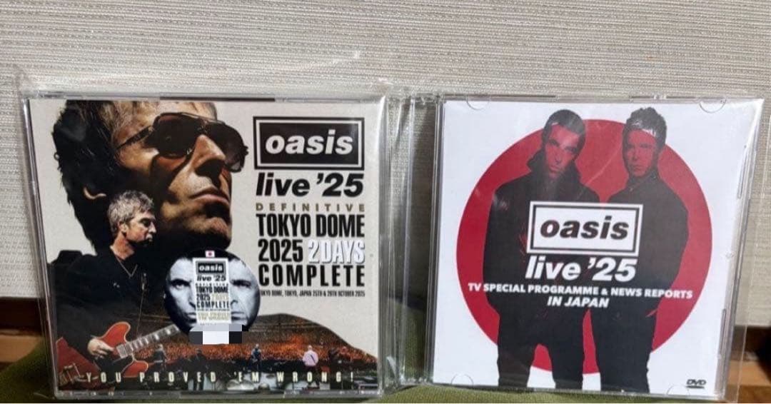 即発送OASIS DEFINITIVE TOKYO DOME 2025 4CD