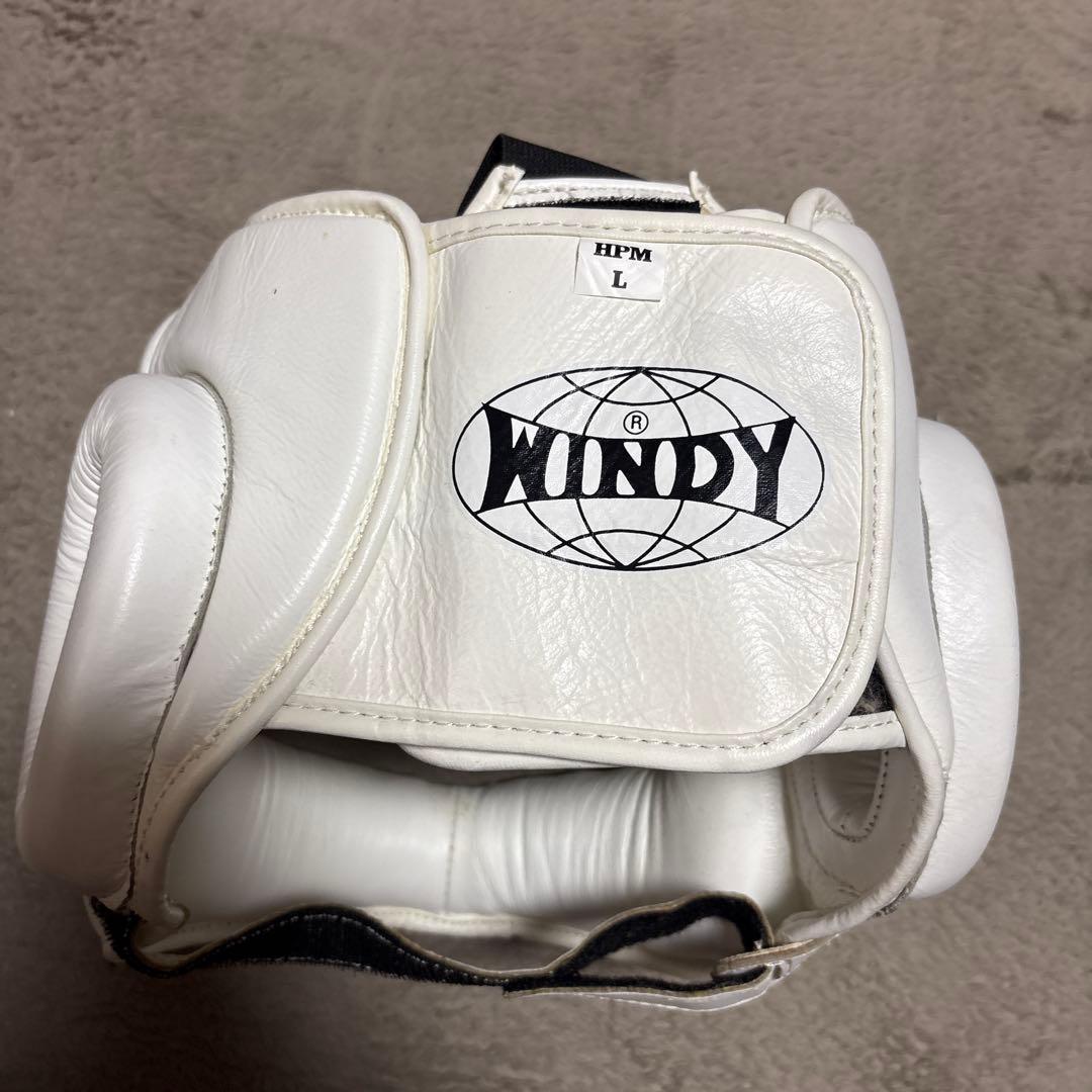 WINDY ボクシングヘッドギア Lサイズ　ホワイト