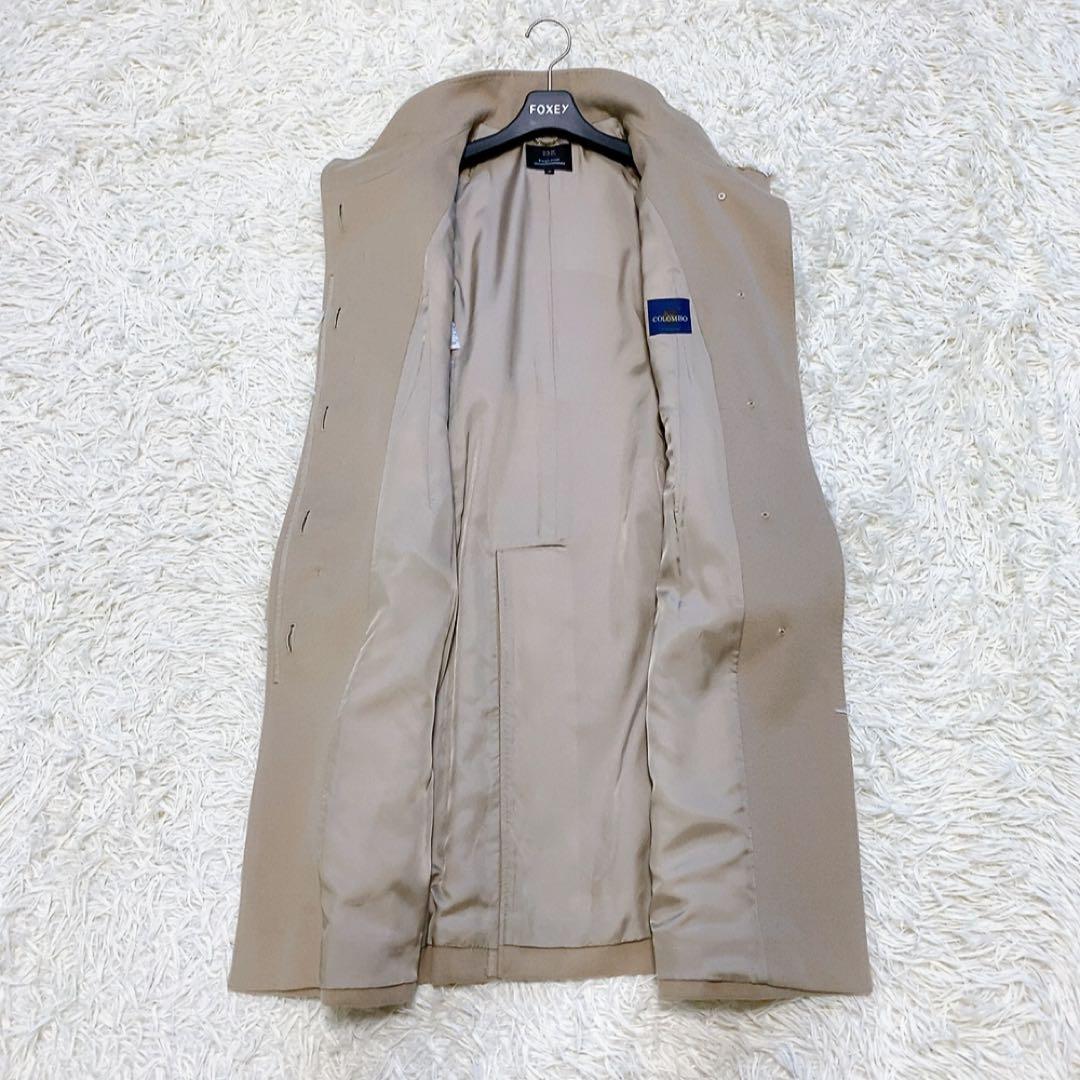 【美品】23区 ロングコート カシミヤ ウール ベルト Aライン コロンボ