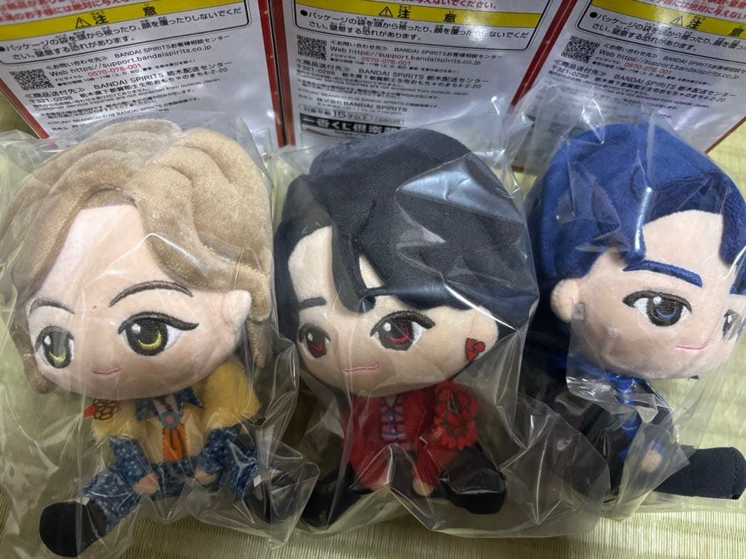 ミセスグリーンアップル　一番くじ　A賞　ぬいぐるみマスコット　3点セット　新品