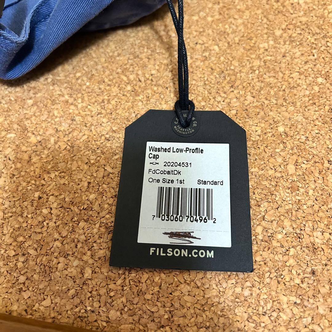 未使用 USA製 FILSON WASHED LOW PROFILE CAP