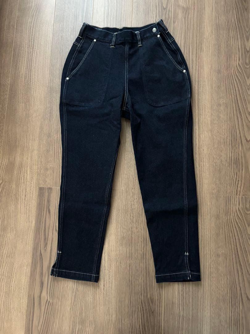 新品•未使用！45R ライ麦ストレッチデニム桃比女インディゴ