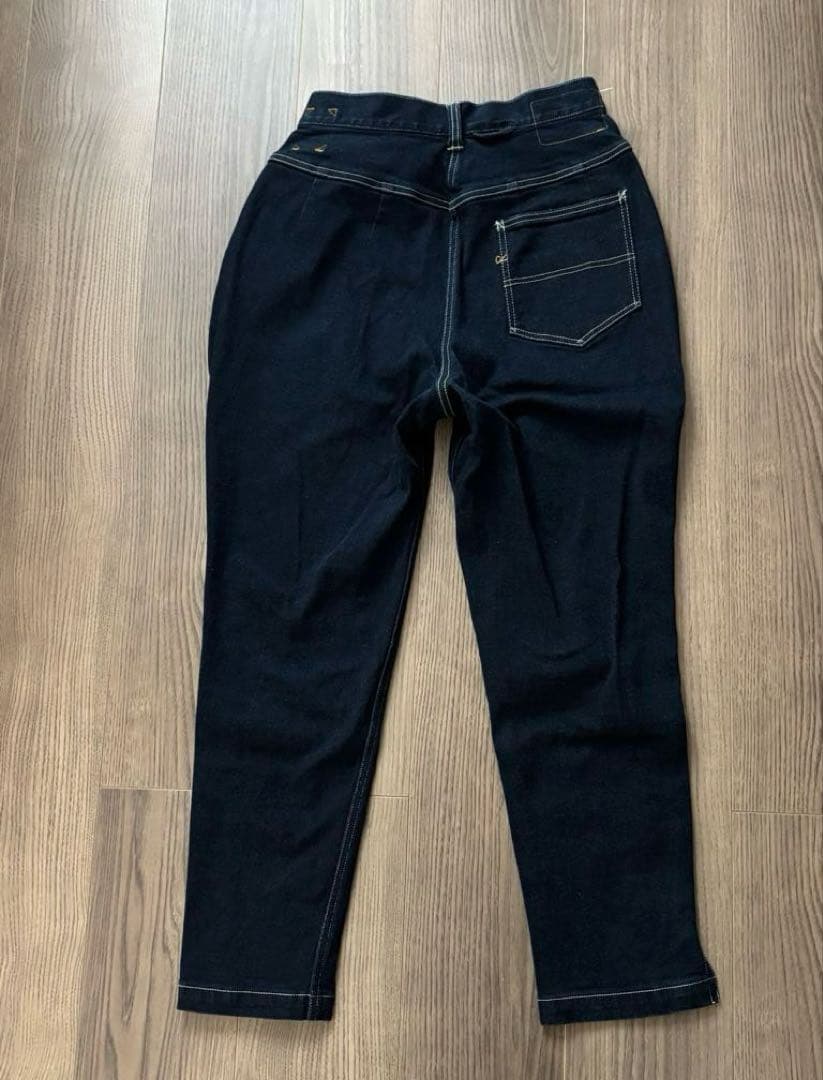 新品•未使用！45R ライ麦ストレッチデニム桃比女インディゴ