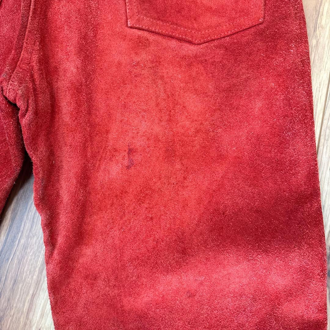 Polo Ralph Lauren 90'S スエードパンツ 赤　ヴィンテージ
