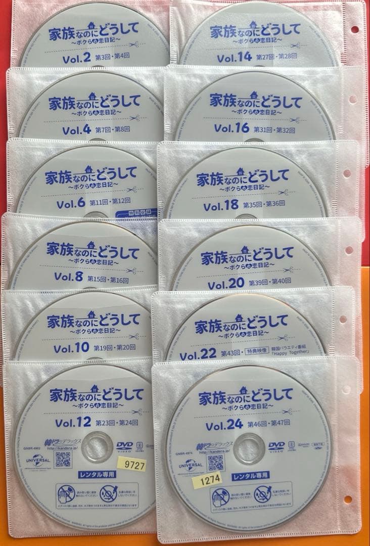 パクヒョンシク レア作品 家族なのにどうして DVD 全41巻