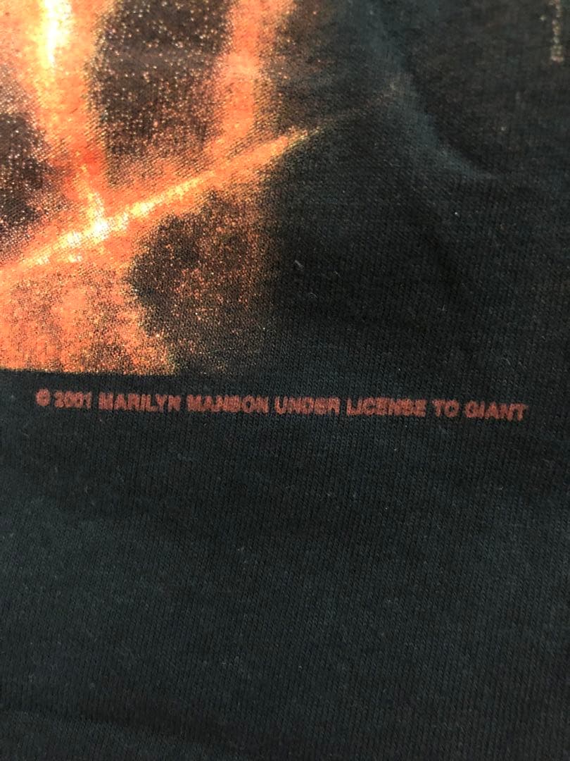 デッドストックMarilyn Manson 00s TシャツXL 当時物
