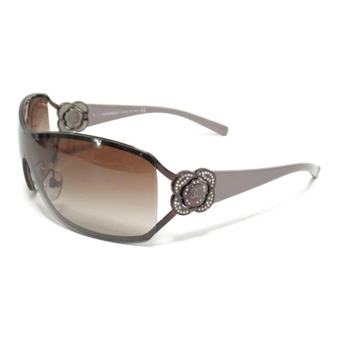 CHANEL サングラス/BLK/4164-B フラワーモチーフ