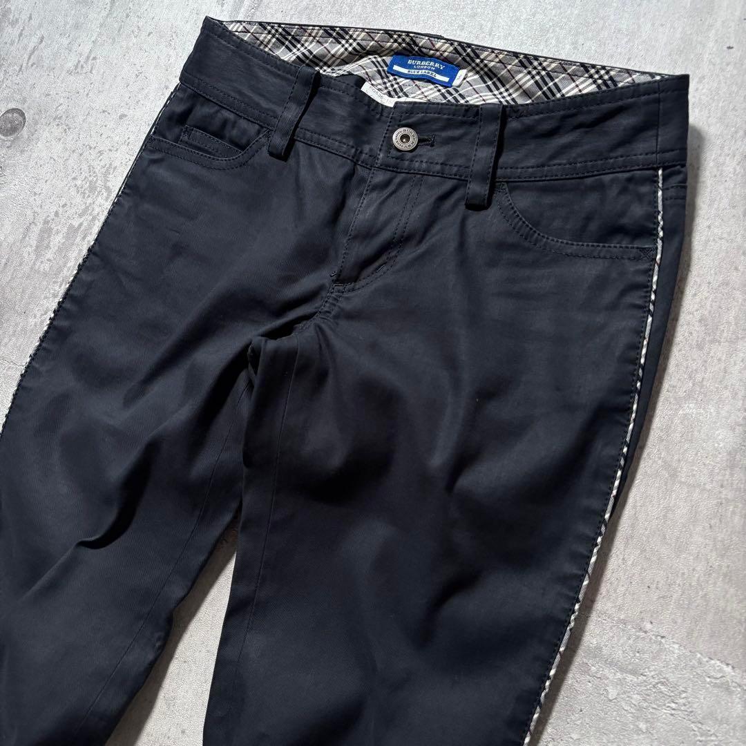 パンツ 00s BURBERRY BLUE LABEL flare pants y2k