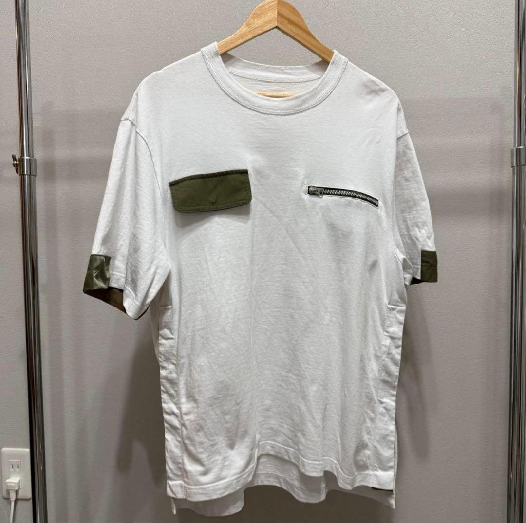 Sacai サカイ　Tシャツ　21SS POCKET TEE サイズ2