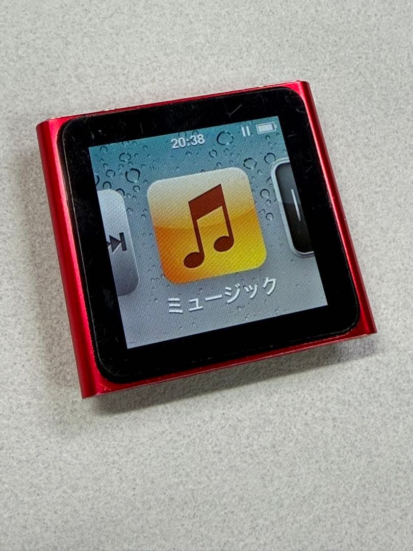 【バッテリー新品】Apple iPod nano 第6世代 A1366 レッド