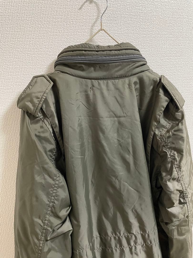ZUCCa ズッカ ミリタリージャケット 裏フリース仕様　カーキ　アウター　S