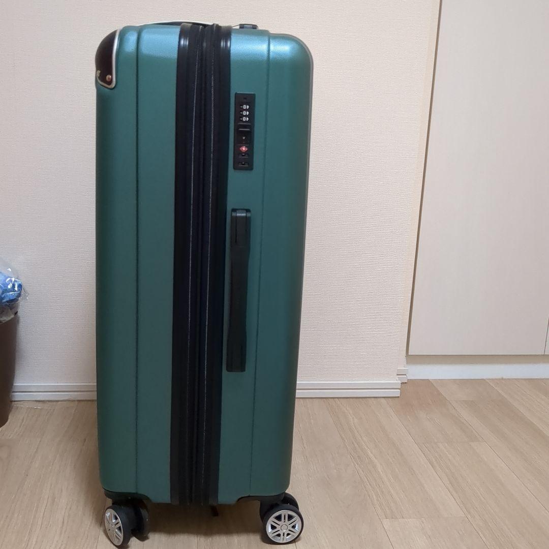 ピエール鈴木様　新品　New Tripスーツケース　グリーンL　95L 拡張機能