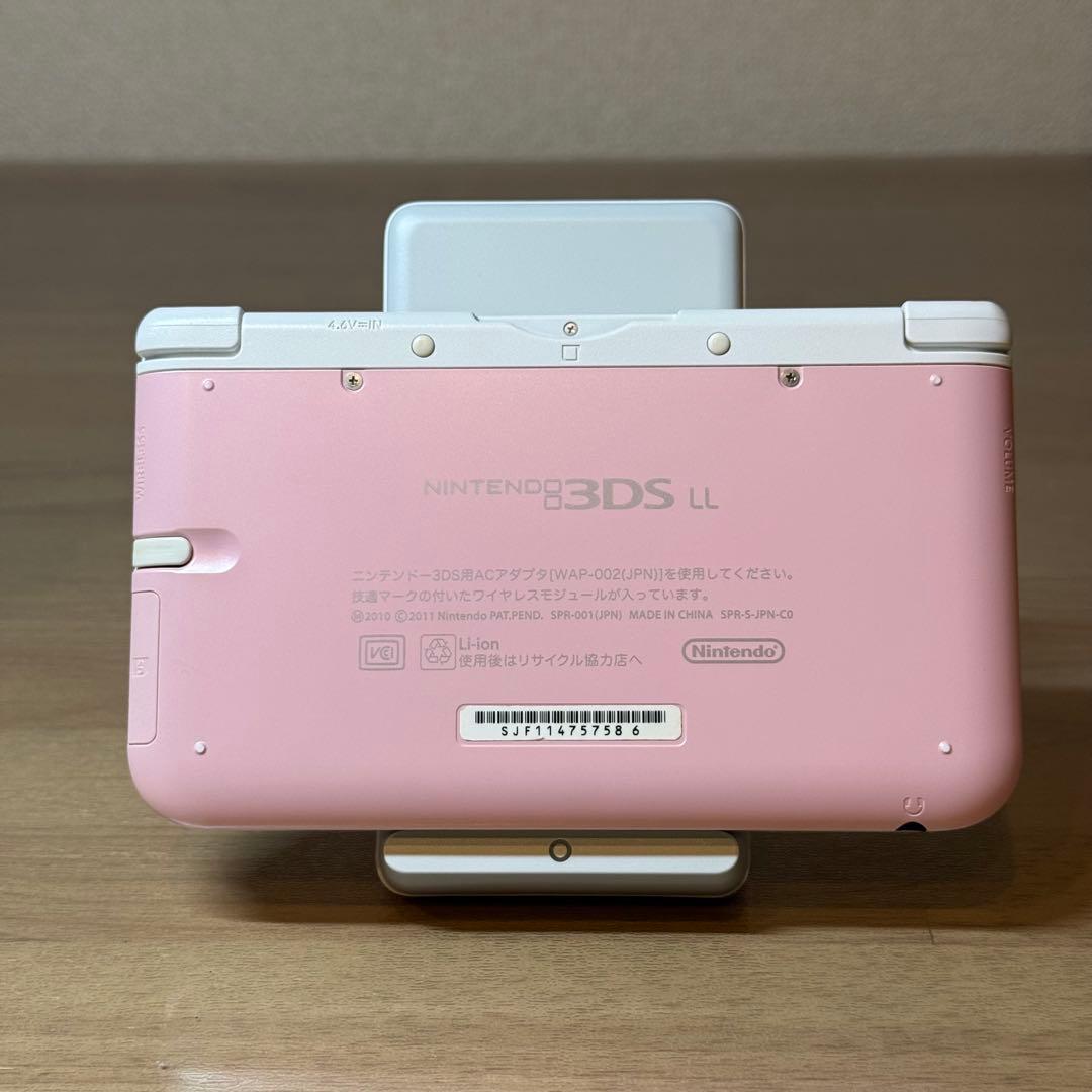 3-204 ニンテンドー3DS LL ピンク×ホワイト