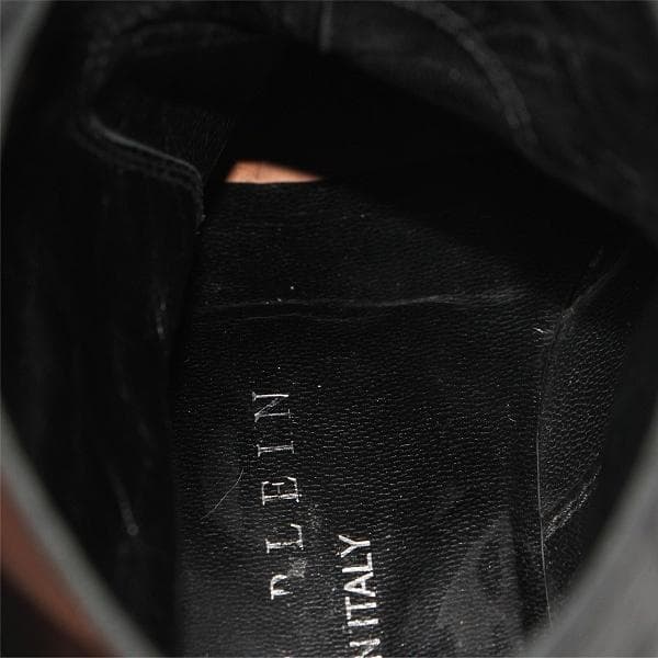 d*7様 イタリア製 PHILIPP PLEIN ショートブーツ サイドゴア ス