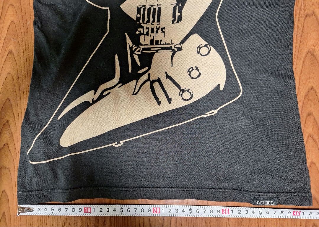 HYSTERIC GLAMOUR★ギターガール★Tシャツ ブラック★used