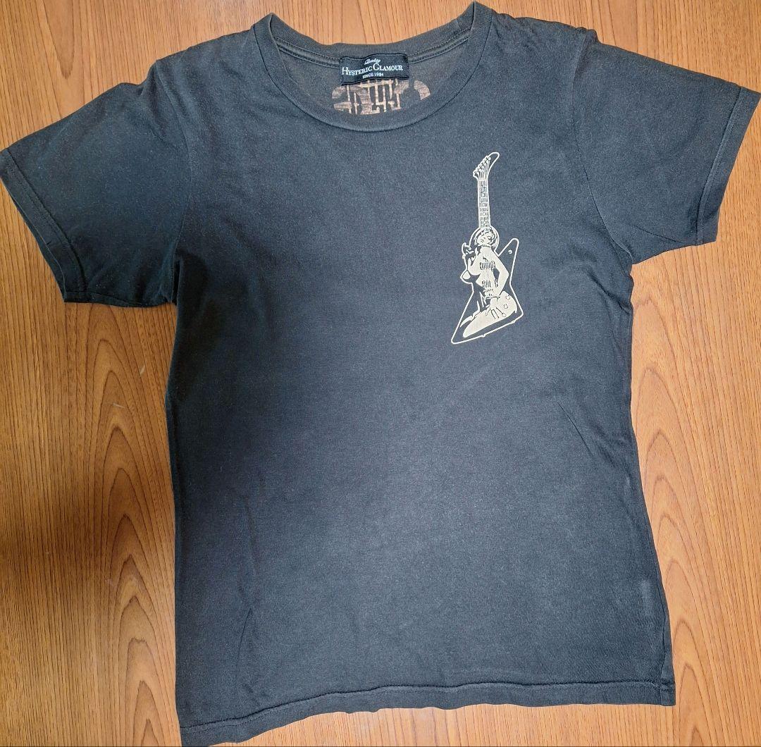 HYSTERIC GLAMOUR★ギターガール★Tシャツ ブラック★used