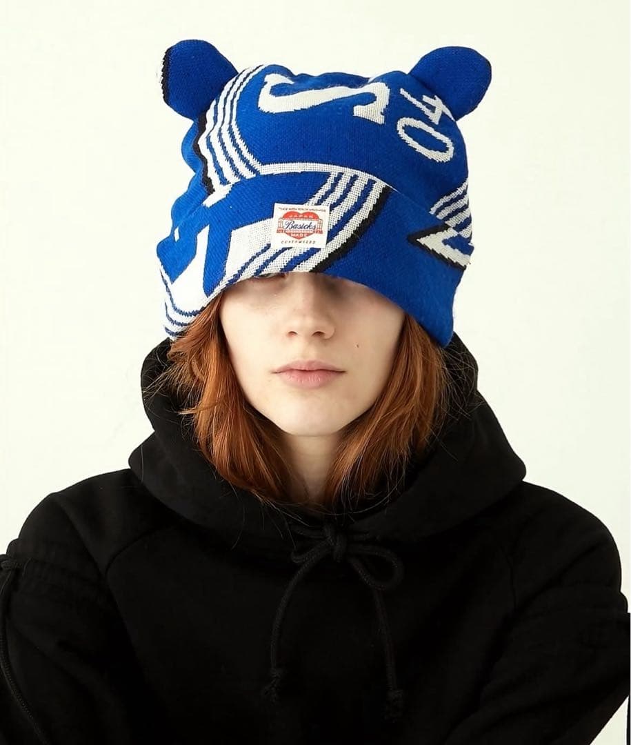 （新品）basicks Hooligan Bear Beanie ビーニー