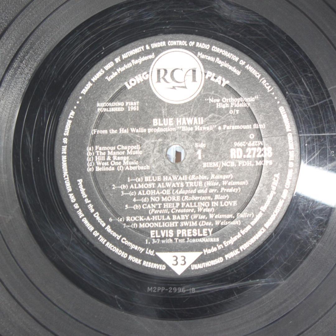 英LP Elvis Presley Blue Hawaii UK盤 Mono