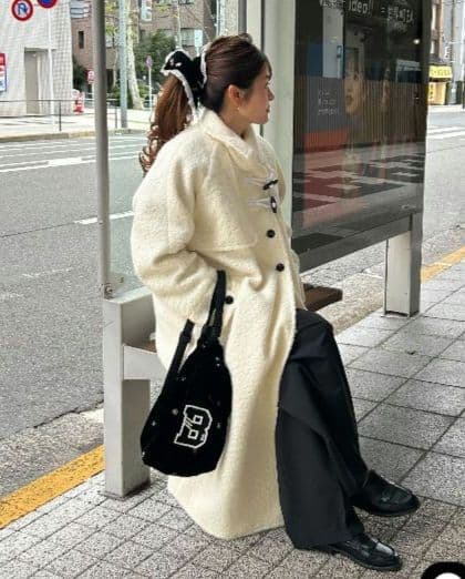 【新品タグ付】【今季】Bibiy　MANON DUFFLE COAT ホワイト