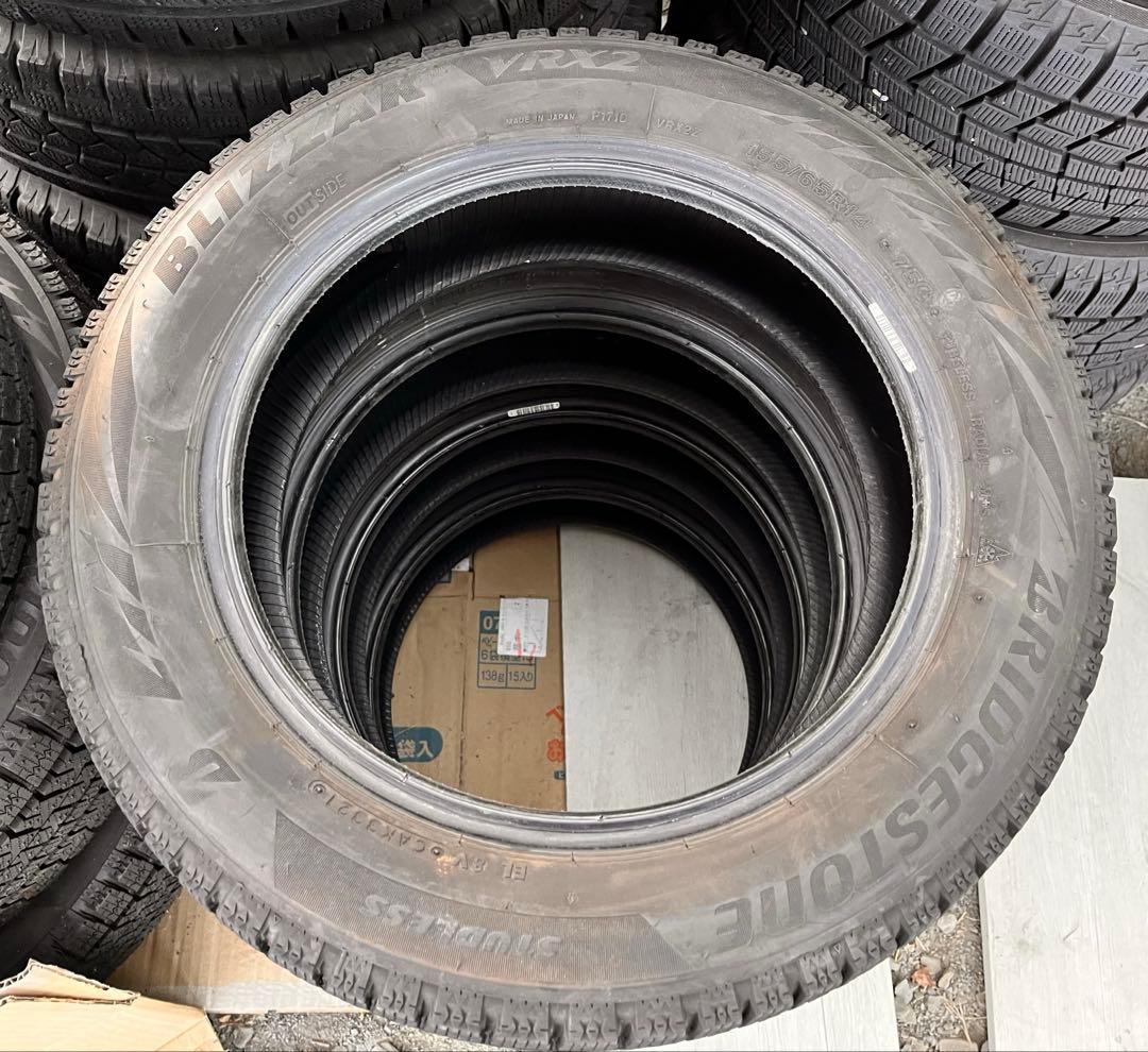 155/65R14 ブリヂストン　スタッドレス　4本セット