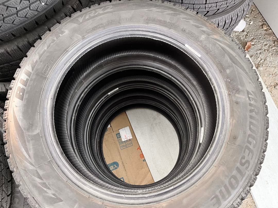 155/65R14 ブリヂストン　スタッドレス　4本セット