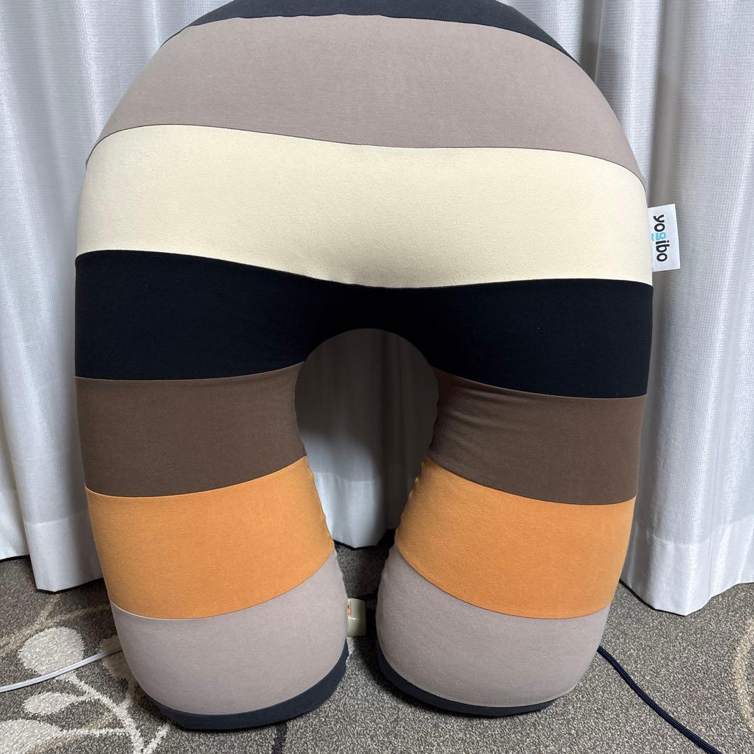 yoibō ビーズクッション マルチカラー　サポート　美品　ナチュラル　U字型