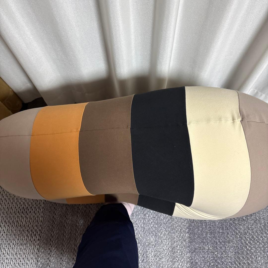 yoibō ビーズクッション マルチカラー　サポート　美品　ナチュラル　U字型