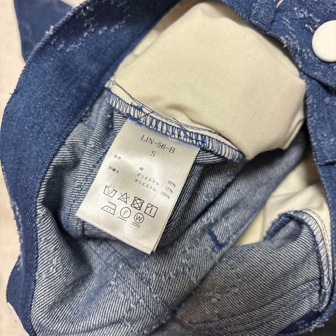 完売品　LINKABLE リンカブル　フラワーデニムパンツ　サイズS