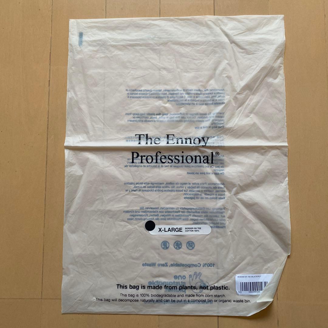 The Ennoy Professional 23SS ボーダーTシャツ XL