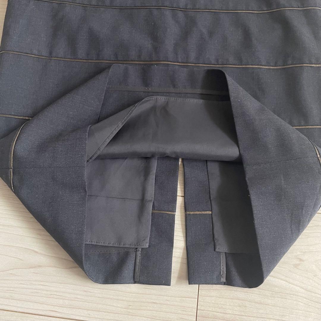 《美品》ブルネロクチネリ タイトスカート　ボーダー　ウール　ストレッチ