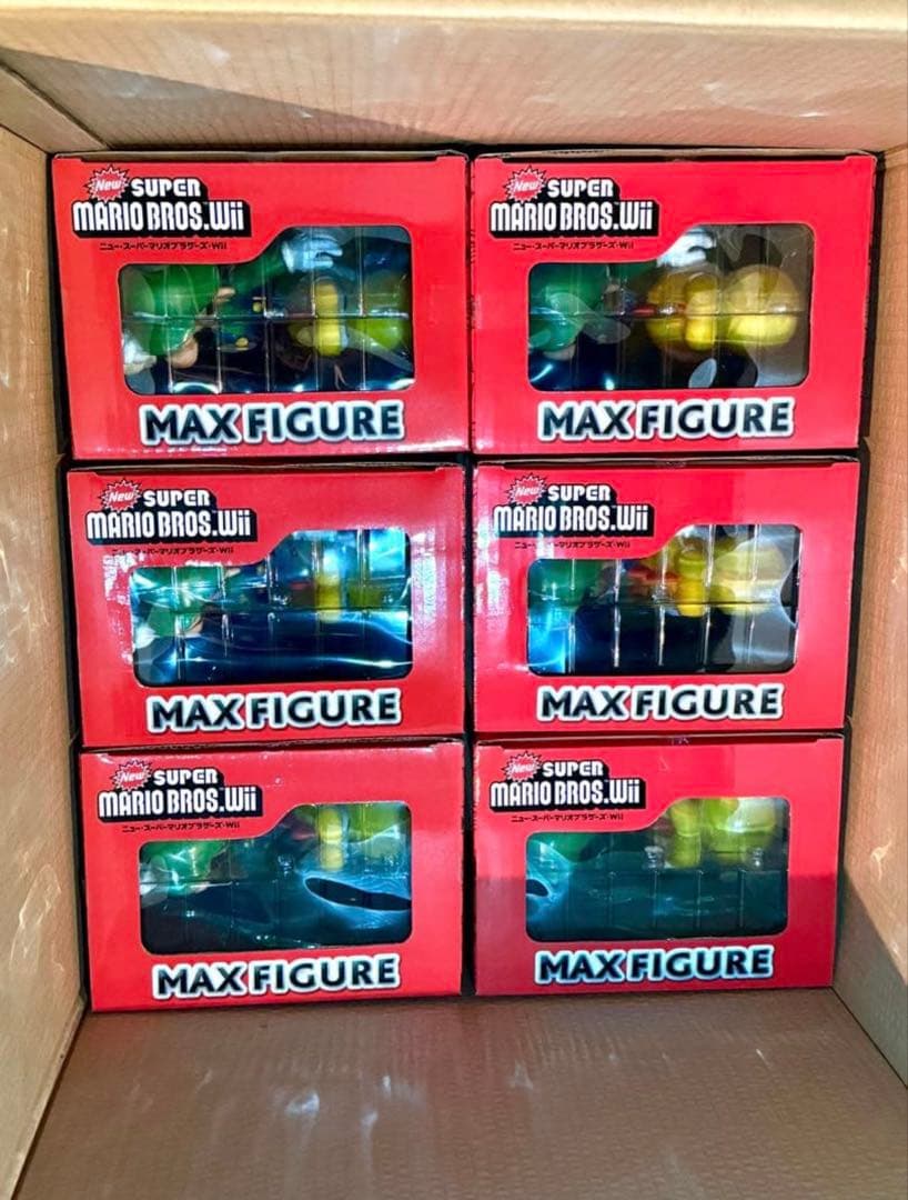 【新品・未開封】12体スーパーマリオブラザーズWiiフィギュア マリオ&ルイージ